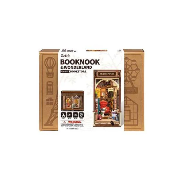Maquette Bookstore Shakespeare Book Nook - Rolife - Rolife