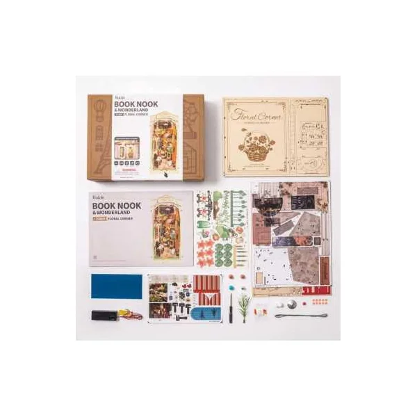 Maquette Floral Corner Book Nook - Rolife