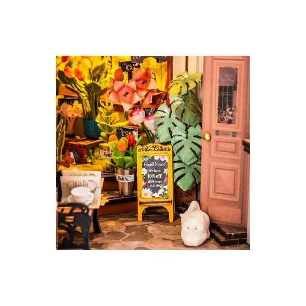Maquette Floral Corner Book Nook - Rolife