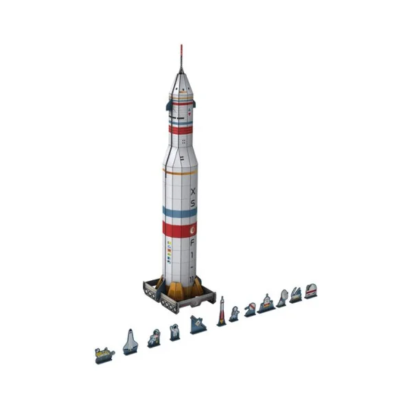 Maquette La fusée spatiale 3D - Sassi