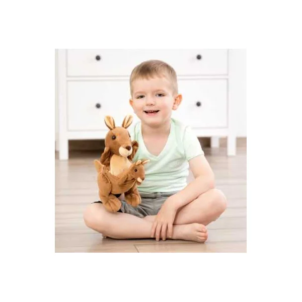 Marionnette maman et son petit "Kanga & Juju"