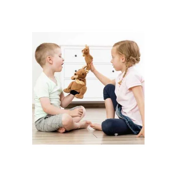 Marionnette maman et son petit "Kanga & Juju"