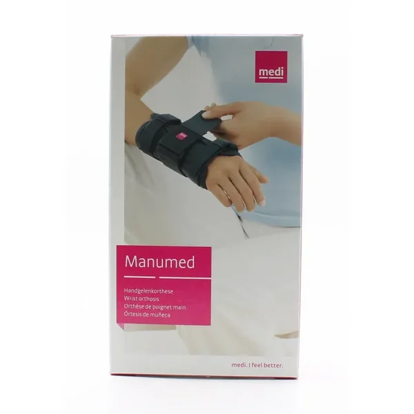 Medi Manumed Orthèse Poignet-Main Gauche Taille 0 Noir