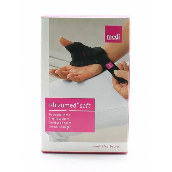 Medi Rhizomed Soft Orthèse Pouce Taille 2 Noir
