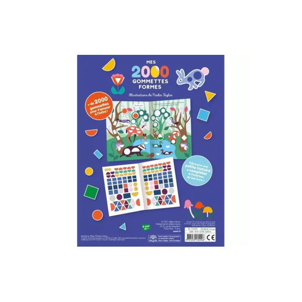 Mes 2000 gommettes Formes - Auzou