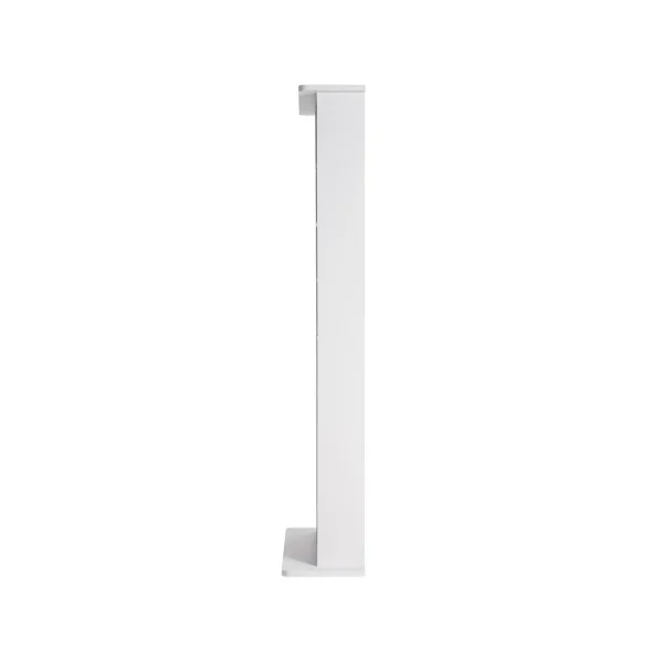 Meuble de Rangement Multimédia 14 Etagères Réglables CD DVD Livres Etagère Blanche