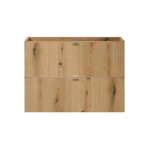 Meuble Sous Vasque Chêne 2 Tiroirs 160 x 40 x 60 cm