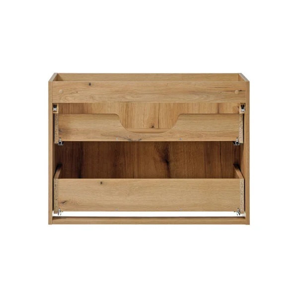 Meuble Sous Vasque Chêne 2 Tiroirs 160 x 40 x 60 cm