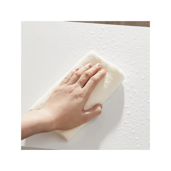 Meuble Sous Vasque Salle de Bain Meuble Sous Lavabo Large Blanc avec Placard