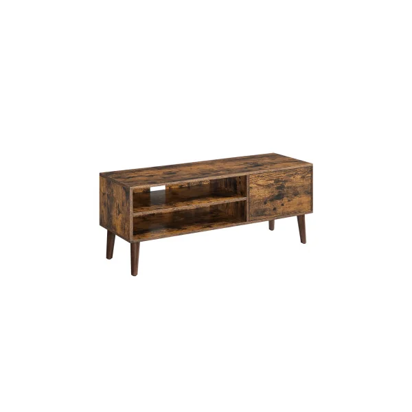Meuble TV 120x49x50 cm Support Télé jusqu'à 55 Pouces Marron Rustique