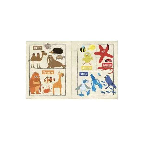 Mon petit journal les couleurs des animaux - Crinkly