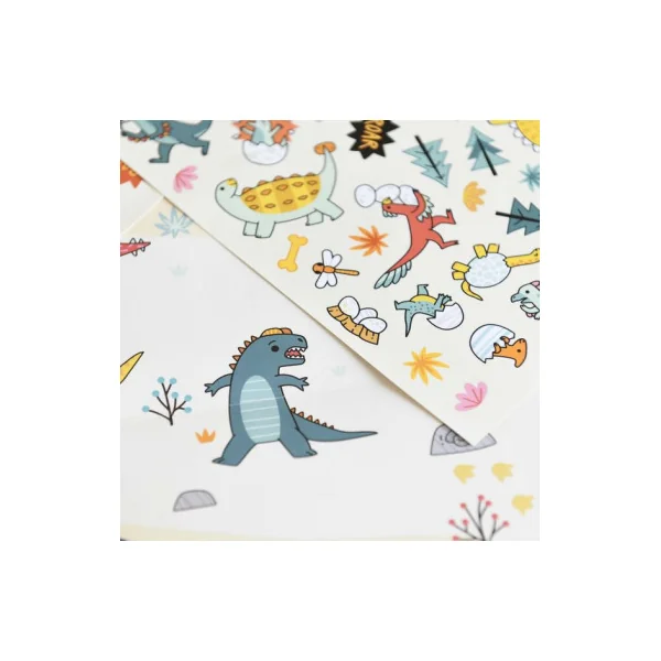Mon poster créatif Dinosaures - Poppik