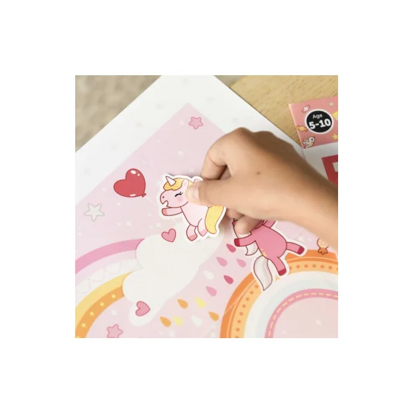 Mon poster créatif Licornes - Poppik