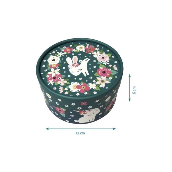 Mosaïques 3D coffret rond - Sycomore