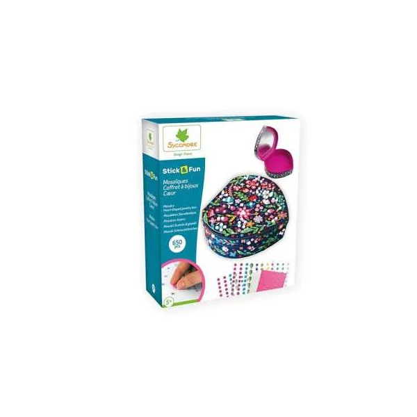 Mosaïques coffret à bijoux coeur - Sycomore