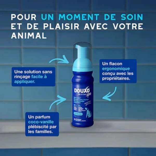 Mousse sans rinçage hypoallergénique chien 150 ml