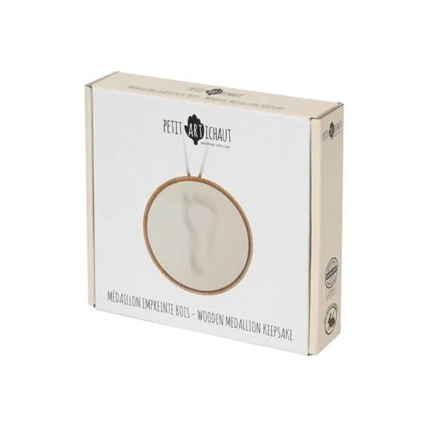 Médaillon empreinte bois - Petit Artichaut