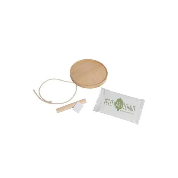 Médaillon empreinte bois - Petit Artichaut