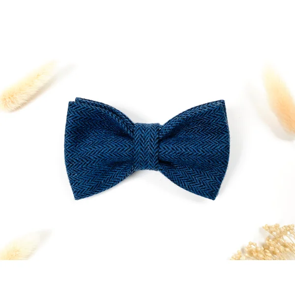 Noeud Papillon Chevron Marine