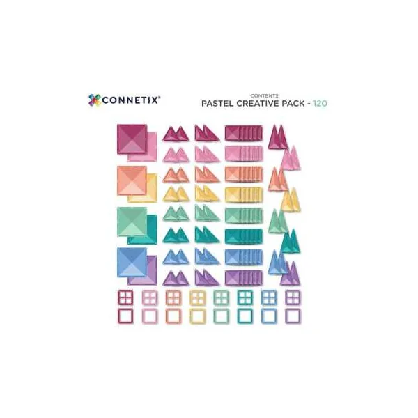 Pack créatif Pastel 120 pièces - Connetix