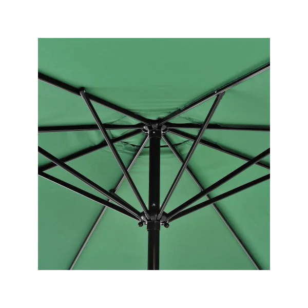 Parasol de Jardin Imperméable 300 x 230 cm Vert
