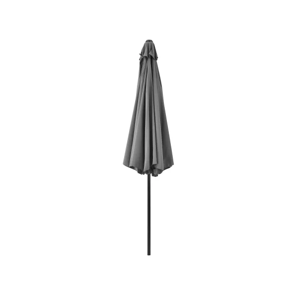 Parasol de Jardin Résistant 300 x 230 cm Gris