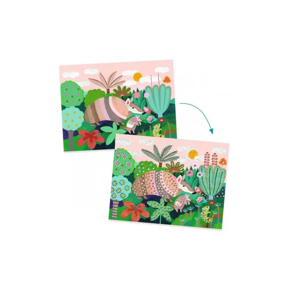 Peinture 3D Forêt tropicale - Djeco