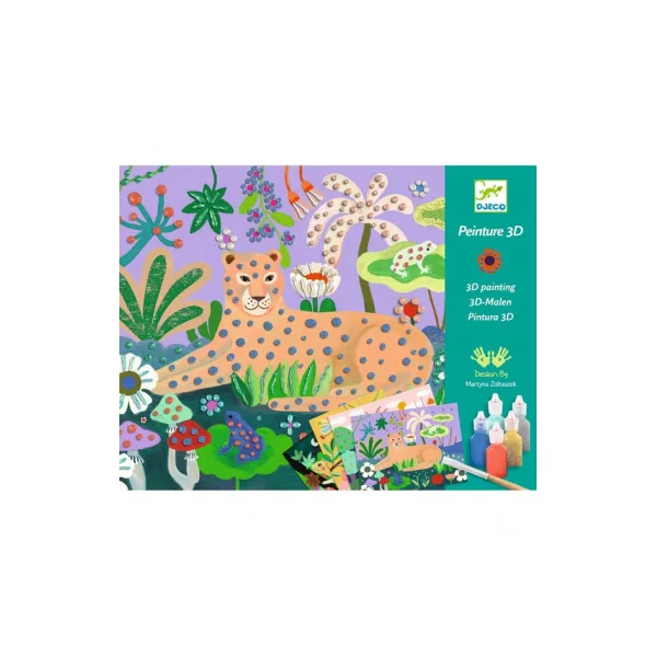 Peinture 3D Forêt tropicale - Djeco