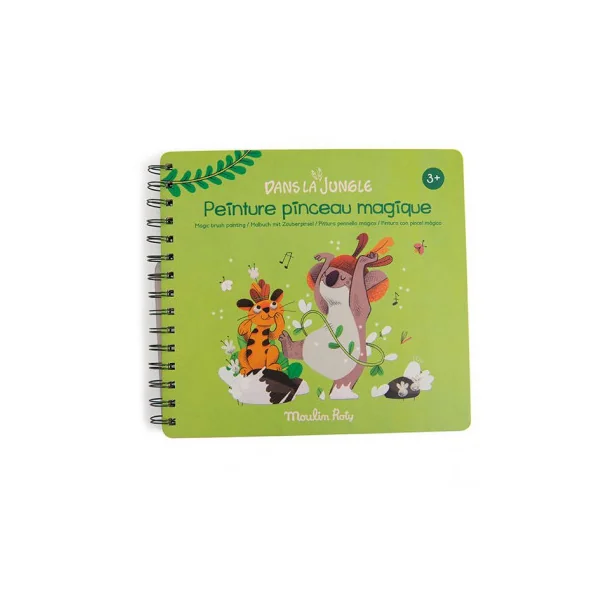 Peinture pinceau magique Dans la jungle - Moulin Roty