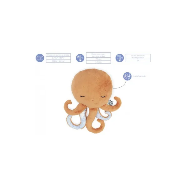 Peluche bien-être poulpe Petit calme - Kaloo