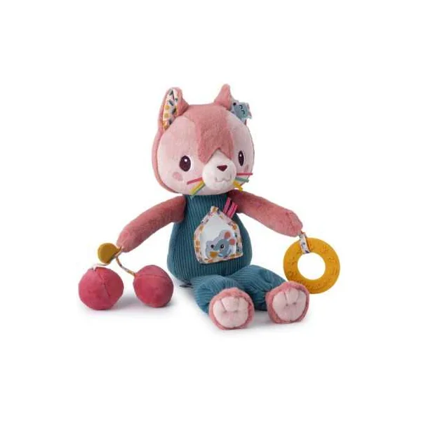 Peluche Jeanne chat multi-activités - Lilliputiens