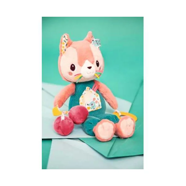 Peluche Jeanne chat multi-activités - Lilliputiens
