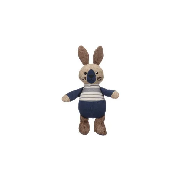 PELUCHE JIJI LAPIN BLEU