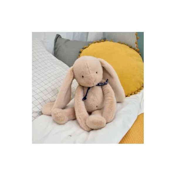 Peluche Lapin Méloé 37 cm beige - Maïlou Tradition