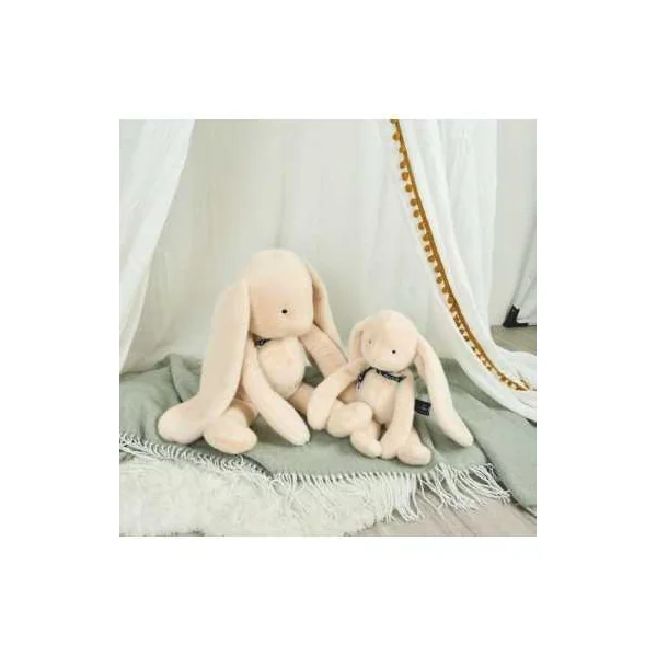 Peluche Lapin Méloé 37 cm beige - Maïlou Tradition