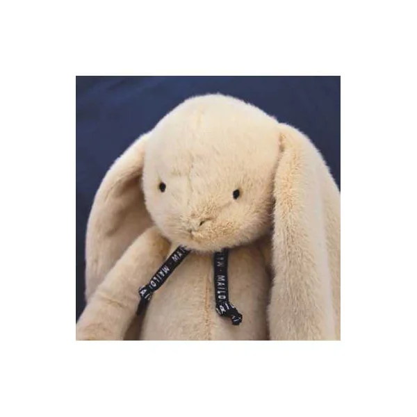 Peluche Lapin Méloé 37 cm beige - Maïlou Tradition