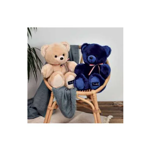 Peluche L'ours beige 35 cm - Maïlou Tradition