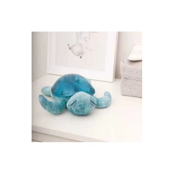 Peluche musicale à projections Tranquil turtle aqua rechargeable - Cloud b
