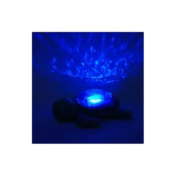 Peluche musicale à projections Tranquil turtle aqua rechargeable - Cloud b
