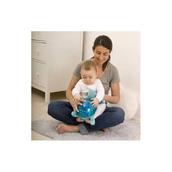 Peluche musicale à projections Tranquil turtle aqua rechargeable - Cloud b