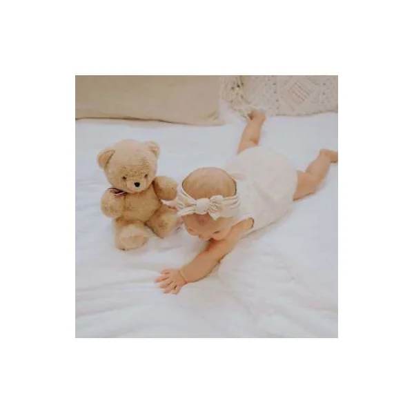 Peluche petit ours beige L'ours français 25 cm