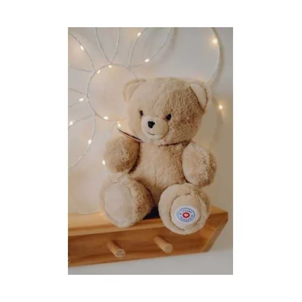 Peluche petit ours beige L'ours français 25 cm