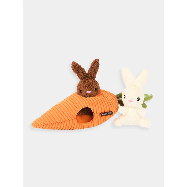 Peluche pour chien - Hippity Hoppity - Funny Bunnies 🥕