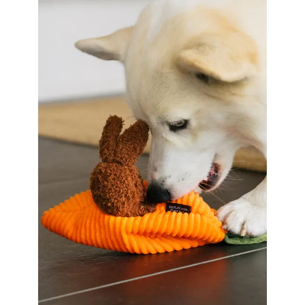 Peluche pour chien - Hippity Hoppity - Funny Bunnies 🥕