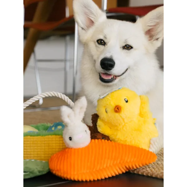 Peluche pour chien - Hippity Hoppity - Funny Bunnies 🥕