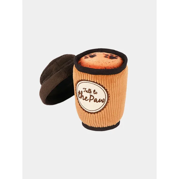 Peluche pour chien - Pup Cup Café - Latte à emporter ☕ - Pet PLAY