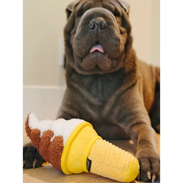Peluche pour chien Snack Attack - Glace 🍦 - Pet PLAY