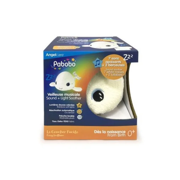 Peluche veilleuse avec sons apaisants - Pabobo