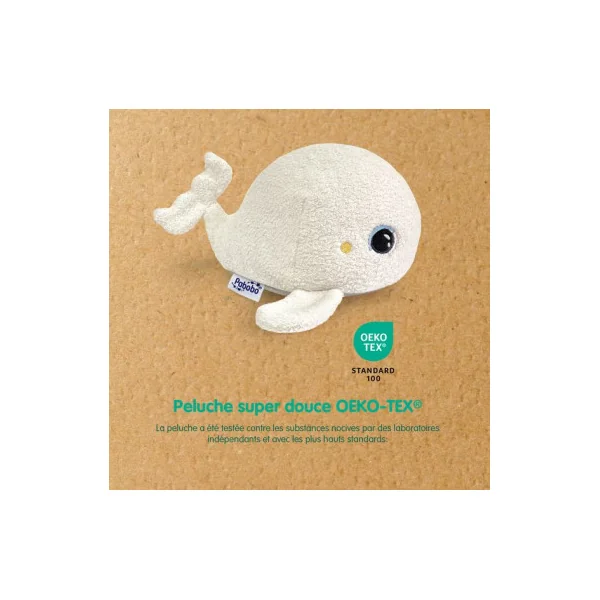 Peluche veilleuse avec sons apaisants - Pabobo