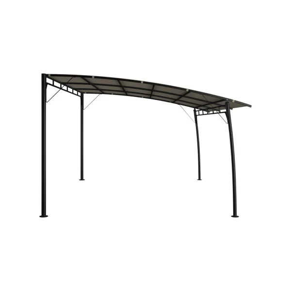 Pergola de jardin Tonnelle de jardin 4x3 m Taupe Pergola terrasse Tonnelle terrasse